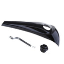 Black Smooth Dash Fuel Console W/ Gas Tank Cap For Harley Road Glide 2008-2013