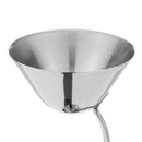 Durable 150ml Stainless Steel Martini Glass Goblets Party Banquet