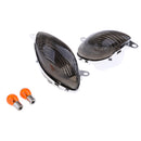 2pcs Motorcycle Turn Signal Lghts Indicators for Suzuki Hayabusa GSXR1300 99-07 Smoke