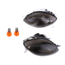 2pcs Motorcycle Turn Signal Lghts Indicators for Suzuki Hayabusa GSXR1300 99-07 Smoke