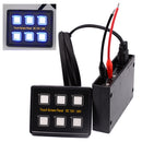 Touch Screen 6 Gang Blue Rocker Switch for Polaris Ranger RZR4 UTV 1000 900