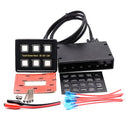 Touch Screen 6 Gang Blue Rocker Switch for Polaris Ranger RZR4 UTV 1000 900