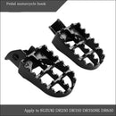 Pair Black Motorcycle Bike Foot Pegs for SUZUKI DR250 DR350 DR350SE DR650