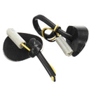 2 Pieces Black Plastic Motorbike Turn Signal Lights Blinker Lights Fits Yamaha FZ07/09 2014-2016