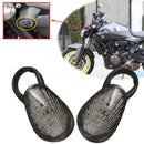 2 Pieces Black Plastic Motorbike Turn Signal Lights Blinker Lights Fits Yamaha FZ07/09 2014-2016