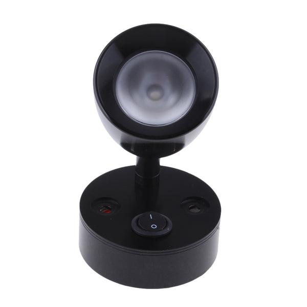 12V 3W Boat LED Spotlight Interior Reading Light Wall Lamp black 3000k
