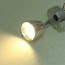 12V 3W Boat LED Spotlight Interior Reading Light Wall Lamp Silver 3000k