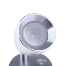 12V 3W Boat LED Spotlight Interior Reading Light Wall Lamp Silver 3000k