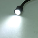 12V 1W LED Spot Reading Light Switch Camper Caravan Boat Motorhome Light BLACK