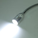 3W 12V Gooseneck Bedside Reading Light Wall/Headboard Mounted LED Art Gallery Display Lamp with Switch