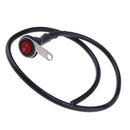 1 Piece Black Motorbike LED Headlights Spotlights Handlebar Lights Aluminum Mount Bracket Switch