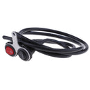 Aluminum Motorbike 12V Head Light Handlebar 2 Button Controls Light Indicator Switch