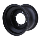Metal 18X 9.50 - 8 Inch 4 Stud Rear Back Wheel Rim Quad Dirt Bike ATV Buggy Black