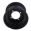 Metal 18X 9.50 - 8 Inch 4 Stud Rear Back Wheel Rim Quad Dirt Bike ATV Buggy Black