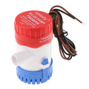 12V 750GPH Boat Bilge Pump Marine Submersible Water Pump - Non-Automatic