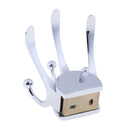 Boat Marine Rotatable Hat & Coat 3 Hanger Hooks Wall Mount Boat Hardware