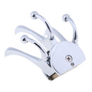 Boat Marine Rotatable Hat & Coat 3 Hanger Hooks Wall Mount Boat Hardware