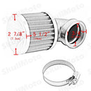 Universal Air Cleaner Intake Filter System Motorcycle Motorbike Scooter Replacement