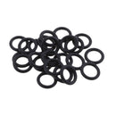 25 Pieces Black Motorcycle Engine Oil Drain Plug Seal Ring For Harley