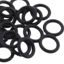 25 Pieces Black Motorcycle Engine Oil Drain Plug Seal Ring For Harley