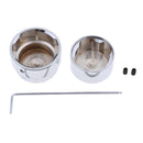 Chrome Rear Axle Nut Cover Cap Sets for Harley Dyna Sportster 883 VRSC XG XL