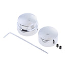 Chrome Rear Axle Nut Cover Cap Sets for Harley Dyna Sportster 883 VRSC XG XL