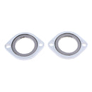 Exhaust Flange Kit W/ Gaskets for Harley Evo Twin Cam Street Glide Fat Boy