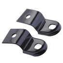 Pair Black Front Rear Turn Signal Relocater Holder for Harley Dyna 1996-2012