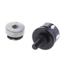 Motorcycle Black Aluminum Solo Seat Nut Bolt Mount Kit for Harley
