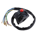 Motorcycle Universal 7/8" Handlebar Horn/Signal Lights Control Switch Assy