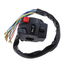 Motorcycle Universal 7/8" Handlebar Horn/Signal Lights Control Switch Assy