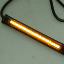 25 LED Motorcycle Light Flexible Strips License Plate Turn Signal Amber