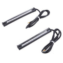 25 LED Motorcycle Light Flexible Strips License Plate Turn Signal Amber