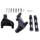 Rear Passenger Foot Pegs Footrest Mount Kit for Harley XL883/1200 XL48 04-13