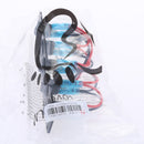 5 GANG 12-24V ON/OFF Round Rocker Toggle Switch Panel Blue LED
