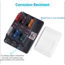 6-Way Car Blade Fuse Box Block Holder ATO/ATC Automobile Marine Boat DC32V