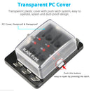 6-Way Car Blade Fuse Box Block Holder ATO/ATC Automobile Marine Boat DC32V