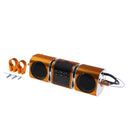 Waterproof Handlebar Bluetooth Motorcycle Stereo Speaker Audio System MP3 SD FM Radio ATV UTV Gold