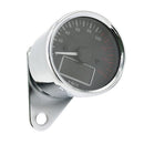 12V Motorcycle Odometer Speedometer Fuel Level Gauge Black Face