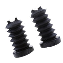 2Pcs Front Fork Gaiter Shock Absorber Boots for Harley Road Glide 1997-2017