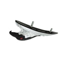 Motorcycle Motorbike Eagle Head Ornament w/Red Lighted Eye Chrome Black Aluminum Front Fender