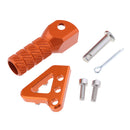 Orange Rear Pedal Step Plate & Gear Shifter Shift Lever Tip for KTM EXC 125-530
