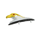 Motorcycle Front Fender Frame Bonnet Eagle Head Ornament Red LED Light Eyes