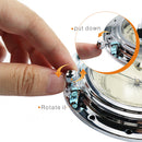 Silver Marine Boat RV Yacht Rome Vintage Barometer Air Gauge for Navigation