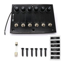 12V Rocker Switch Panel 6 Gang Circuit Breaker RV Car Boat Marine Accessory