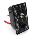 Plastic Boat Bilge Pump Switch W/ LED Light Indicator - 3 Way Control Panel Marine