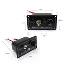 Plastic Boat Bilge Pump Switch W/ LED Light Indicator - 3 Way Control Panel Marine