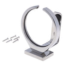 POLISHED 316 STAINLESS STEEL OPEN RING CUP DRINK HOLDER BRACKET