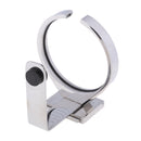 POLISHED 316 STAINLESS STEEL OPEN RING CUP DRINK HOLDER BRACKET