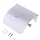 Marine Stainless Steel Bathroom Paper Towel Roll Holder w/ Cover Waterproof Dustproof